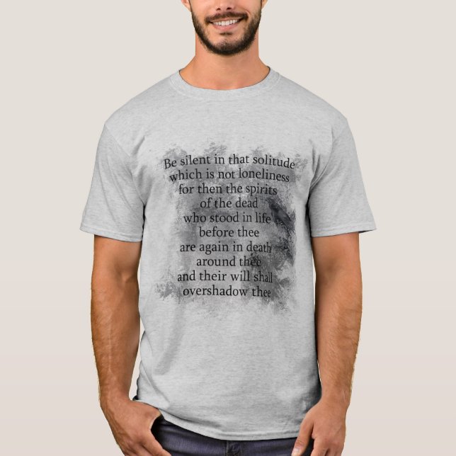 Edgar Allan Poe Spirits of the Dead Halloween Gedi T-Shirt (Vorderseite)