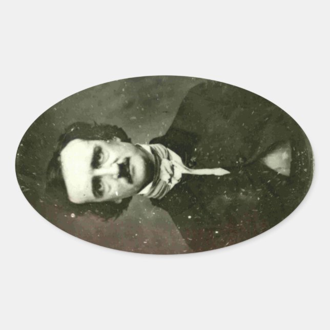 Edgar Allan Poe Sticker (Vorderseite)