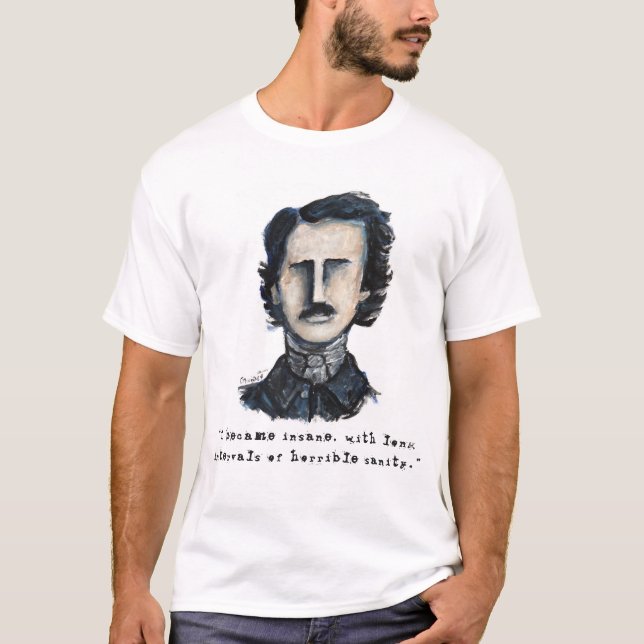 Edgar Allan Poe T-Shirt (Vorderseite)