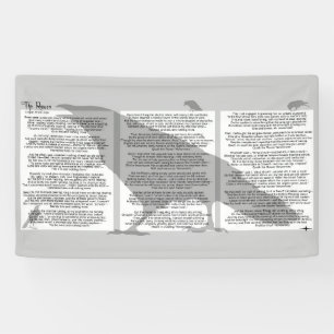 Edgar Allan Poe The Raven Banner