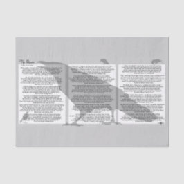 Edgar Allan Poe The Raven Seidenpapier