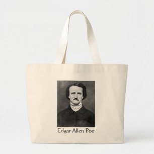 Edgar Allan Poe Tote Bag "Nevermore" Jumbo Stoffbeutel