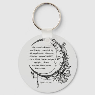 Edgar Allan Poe Traumland Traum Gedicht Schlüsselanhänger
