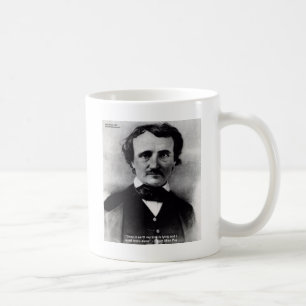 Edgar Allan Poe "Weine allein" Liebeszitate Gesche Tasse