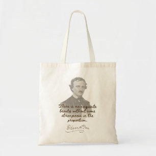 Edgar Allan Poe Zitat   Gothic Tote Bag Tragetasche