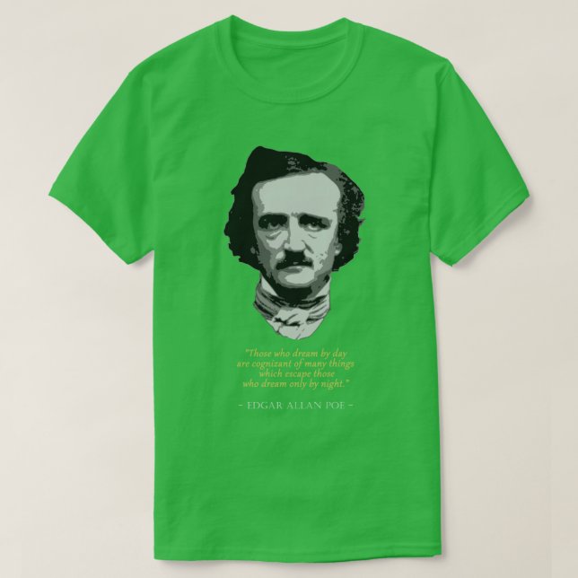 Edgar Allan Poe Zitat T-Shirt (Design vorne)