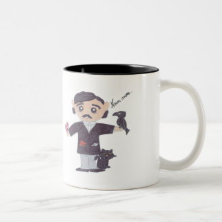 Edgar Allan Poe Zweifarbige Tasse
