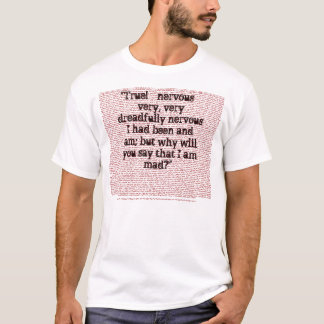 Edgar Allan Poes das sagengeschichten-Herz T-Shirt