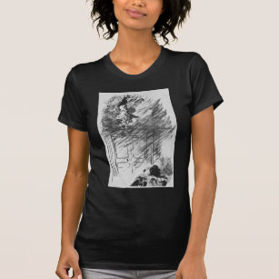 Edgar Allan Poes der Rabe durch Edouard Manet T-Shirt
