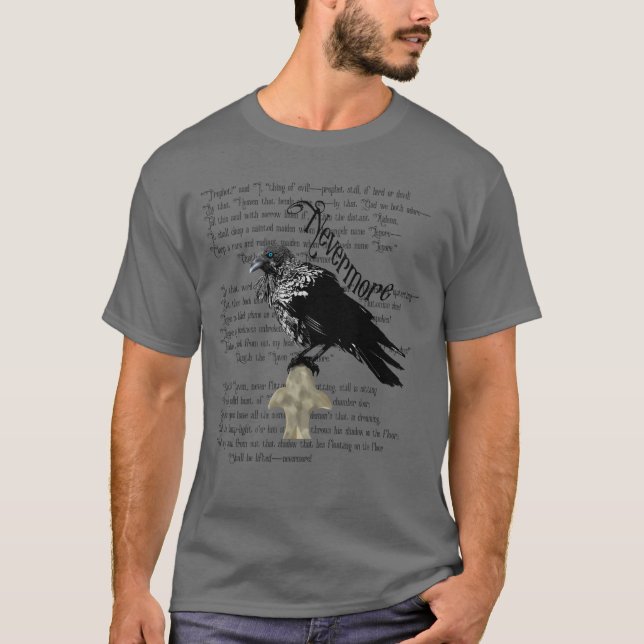 Edgar Allan Poe's The Raven T-Shirt (Vorderseite)