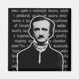 Edgar Allan Pop  Der Raven Magnet