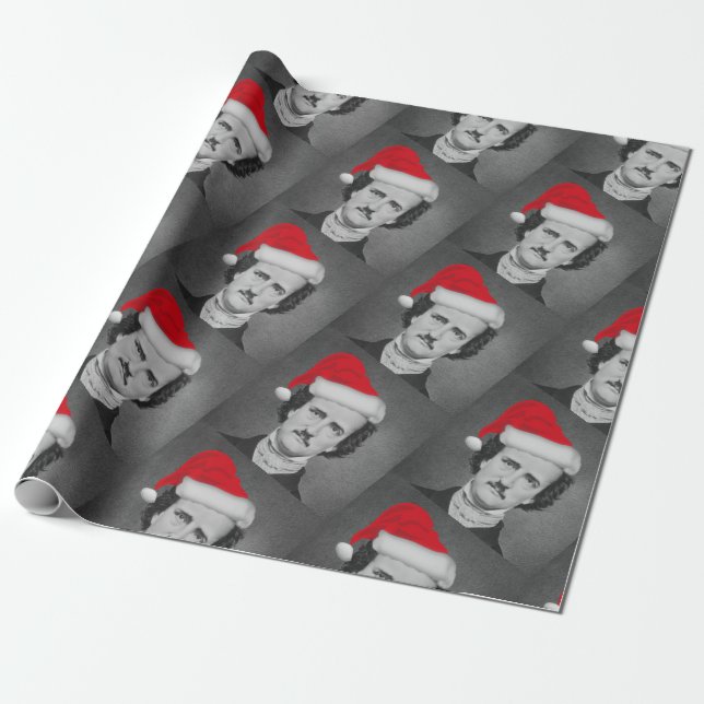 Edgar Allan Pop Santa Geschenkpapier (Ungerollt)