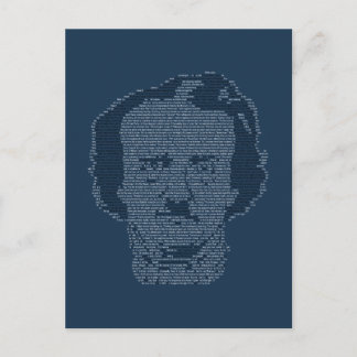 Edgar Allen Poe Post Card Postkarte