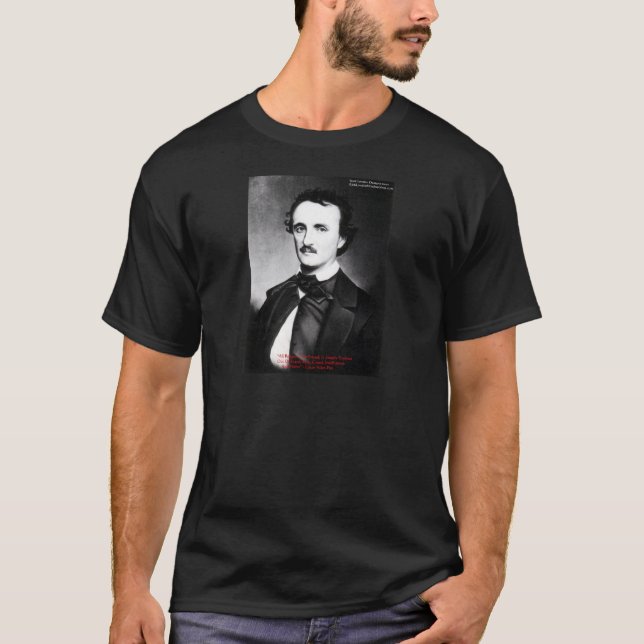 Edgar Allen Poe "Religion ist Weisheit Zitat Gesch T-Shirt (Vorderseite)