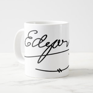 Edgar Allen Poe Signature Jumbo-Tasse