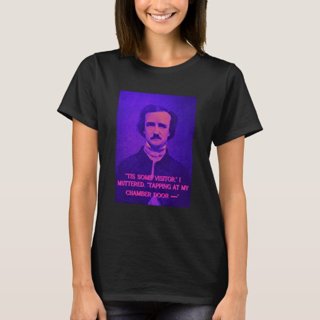 Edgar Allen Poe T Shirt (Vorderseite)