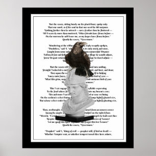 Edgar Allen Poe The Raven Gedicht Poster