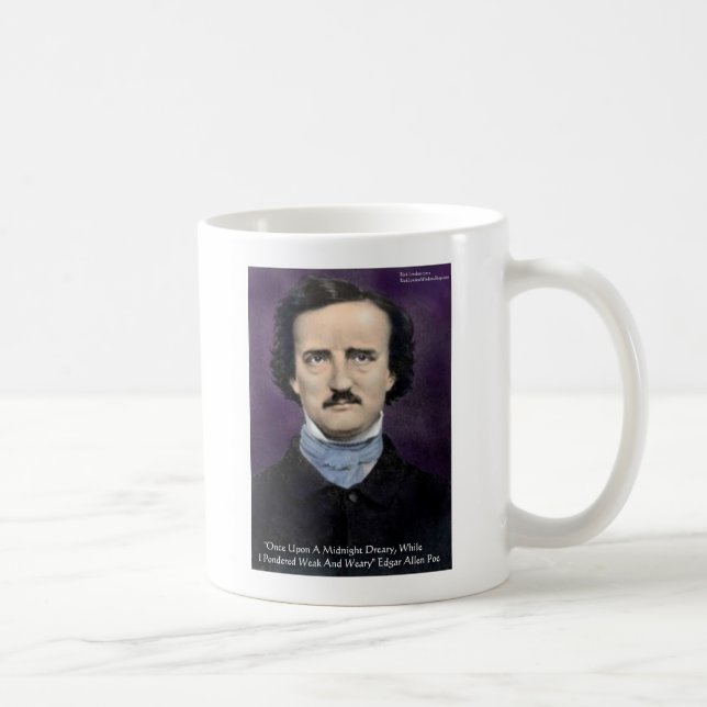 Edgar Allen Poe "The Raven" - Preisgeschenke und K Kaffeetasse (Rechts)