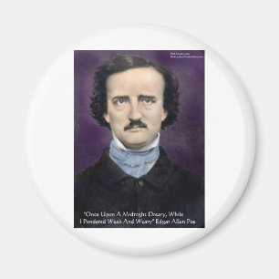 Edgar Allen Poe "The Raven" - Preisgeschenke und K Magnet