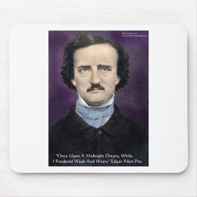 Edgar Allen Poe "The Raven" - Preisgeschenke und K Mousepad (Vorne)
