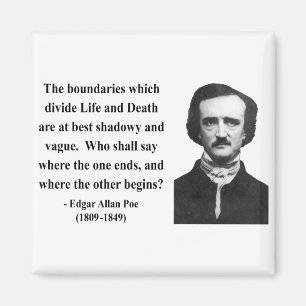 Edgar Allen Poe Zitat 10b Magnet