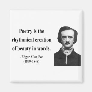 Edgar Allen Poe Zitat 5b Magnet