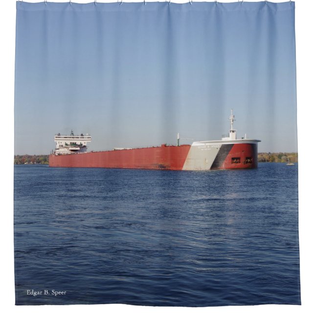 Edgar B. Speer Shower Vorhang (Vorderseite)