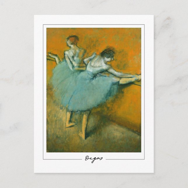 Edgar Degas #4-2 - Fine Art Postcard Postkarte (Vorderseite)