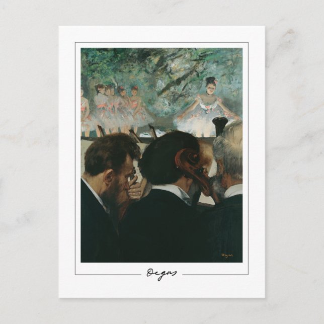 Edgar Degas #5-2 - Fine Art Postcard Postkarte (Vorderseite)