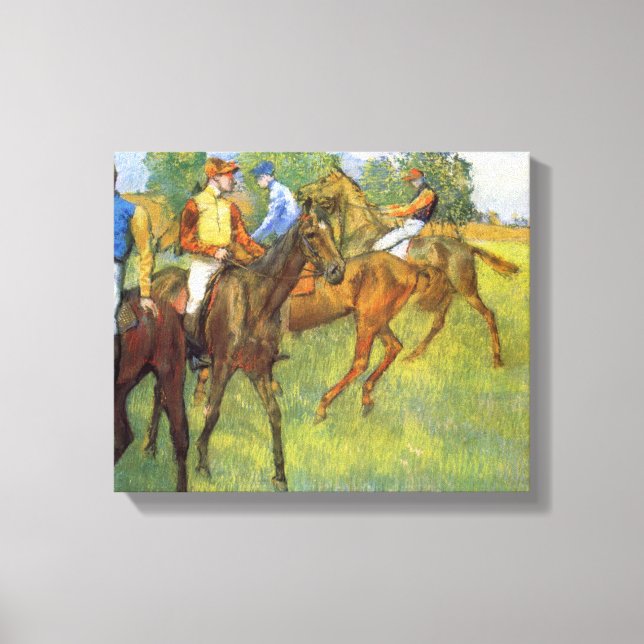 Edgar Degas - Abwägen Leinwanddruck (Vorderseite)