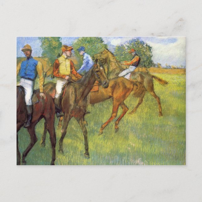 Edgar Degas - Abwägen Postkarte (Vorderseite)