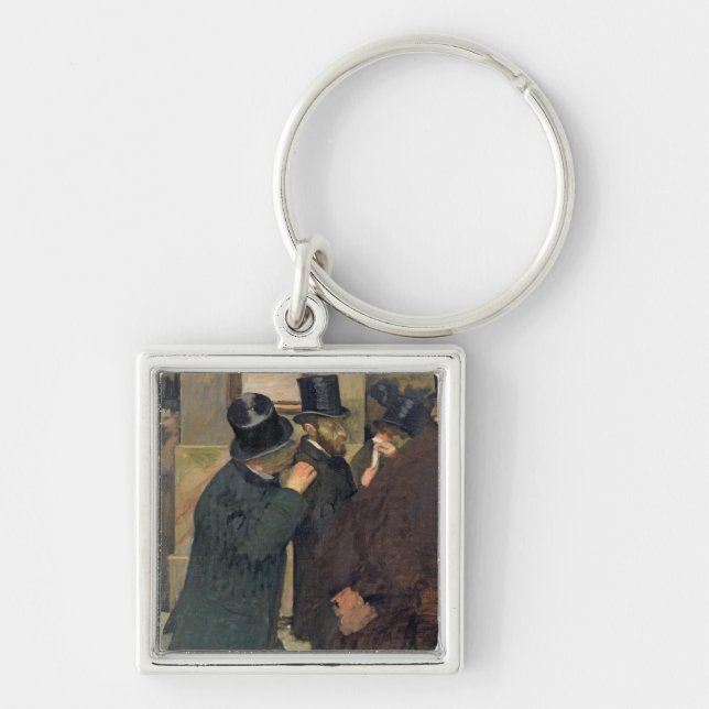 Edgar Degas | an der Börse, c.1878-79 Schlüsselanhänger (Vorne)