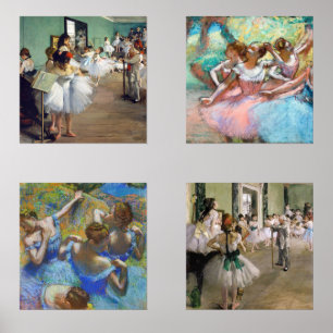 Edgar Degas - Auswahl der Meisterwerke Bilderwand Sets