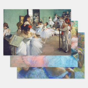 Edgar Degas - Auswahl der Meisterwerke Geschenkpapier Set