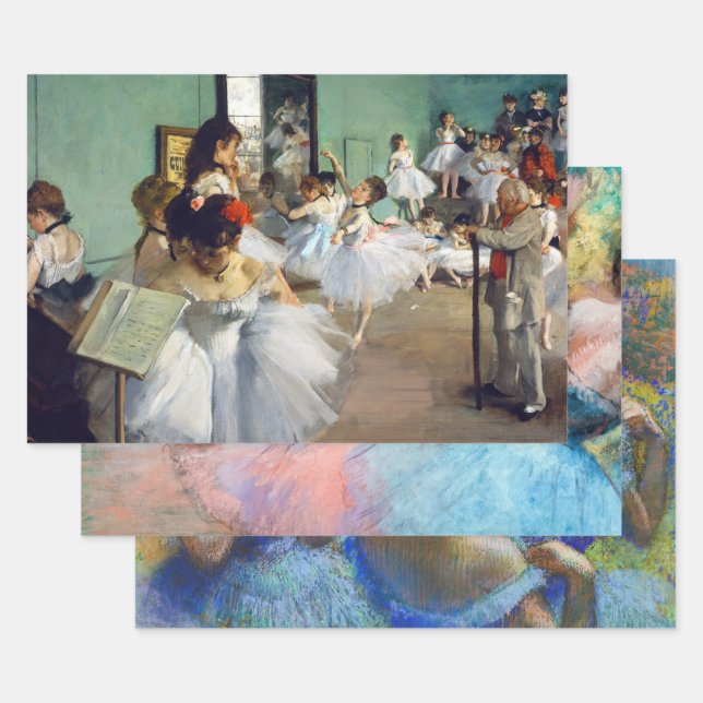 Edgar Degas - Auswahl der Meisterwerke Geschenkpapier Set (Set)