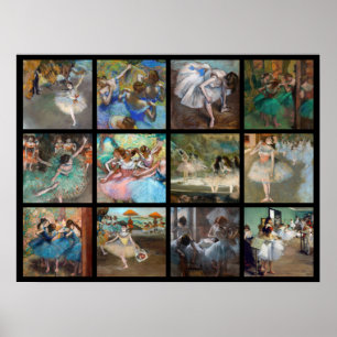 Edgar Degas - Auswahl Meisterwerk Tänzerinnen Poster