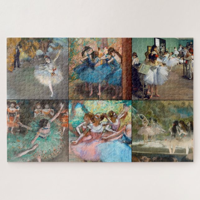Edgar Degas - Auswahl Meisterwerk Tänzerinnen Puzzle (Horizontal)