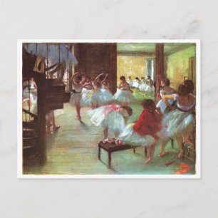 Edgar Degas - Ballet 1879-80 Shoe Stair Dancer Oil Postkarte