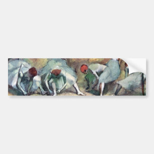 Edgar Degas - Ballet Dancers Tying Shoes Autoaufkleber
