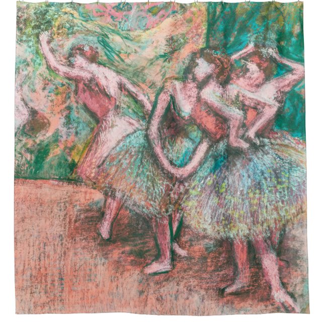 Edgar Degas Ballet Scene Impressionist Art Duschvorhang (Vorderseite)
