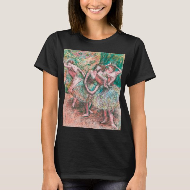 Edgar Degas Ballet Scene Impressionist Art T - Shi T-Shirt (Vorderseite)
