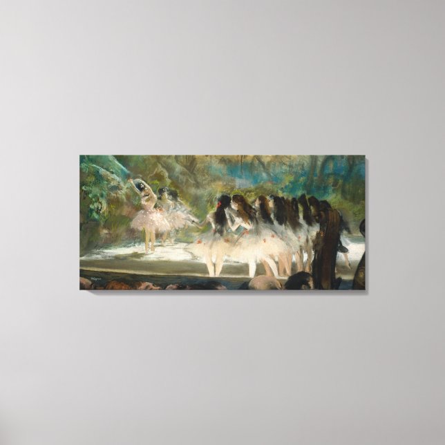Edgar Degas - Ballett an der Pariser Oper Leinwanddruck (Vorderseite)