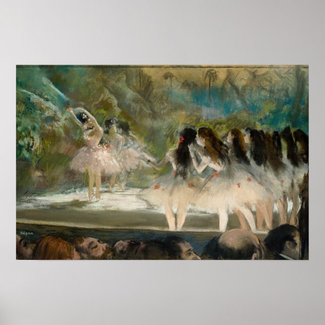 Edgar Degas - Ballett an der Pariser Oper Poster (Vorne)
