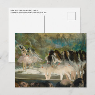 Edgar Degas - Ballett an der Pariser Oper Postkarte