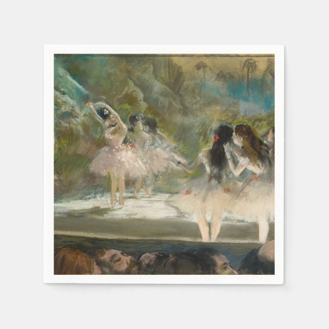 Edgar Degas - Ballett an der Pariser Oper Serviette (Vorderseite)