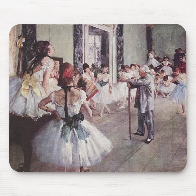 Edgar Degas-Ballett-Lektion Mousepad (Vorne)