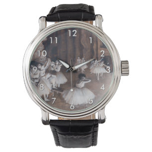 Edgar Degas - Ballett-Probe auf Bühne Armbanduhr