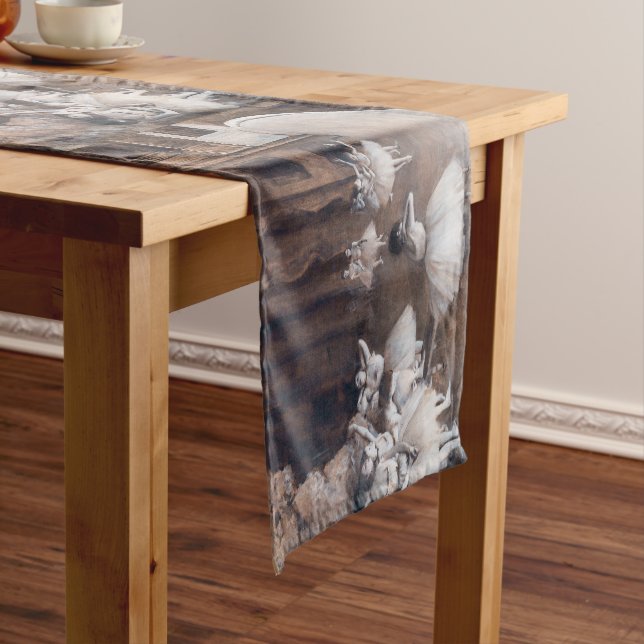 Edgar Degas - Ballett-Probe auf Bühne Kurzer Tischläufer (Beispiel)