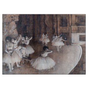 Edgar Degas - Ballett-Probe auf Bühne Schneidebrett