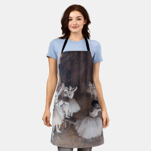 Edgar Degas - Ballett-Probe auf Bühne Schürze